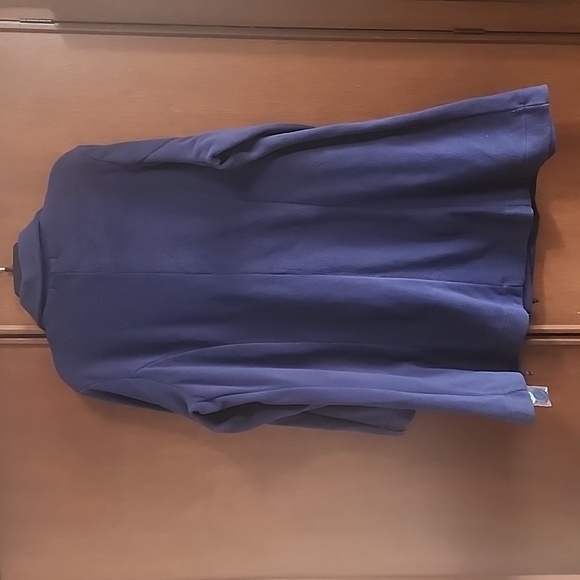 Roaman's Fleece Navy Coat Sz 18/20 - Picture 6 of 8